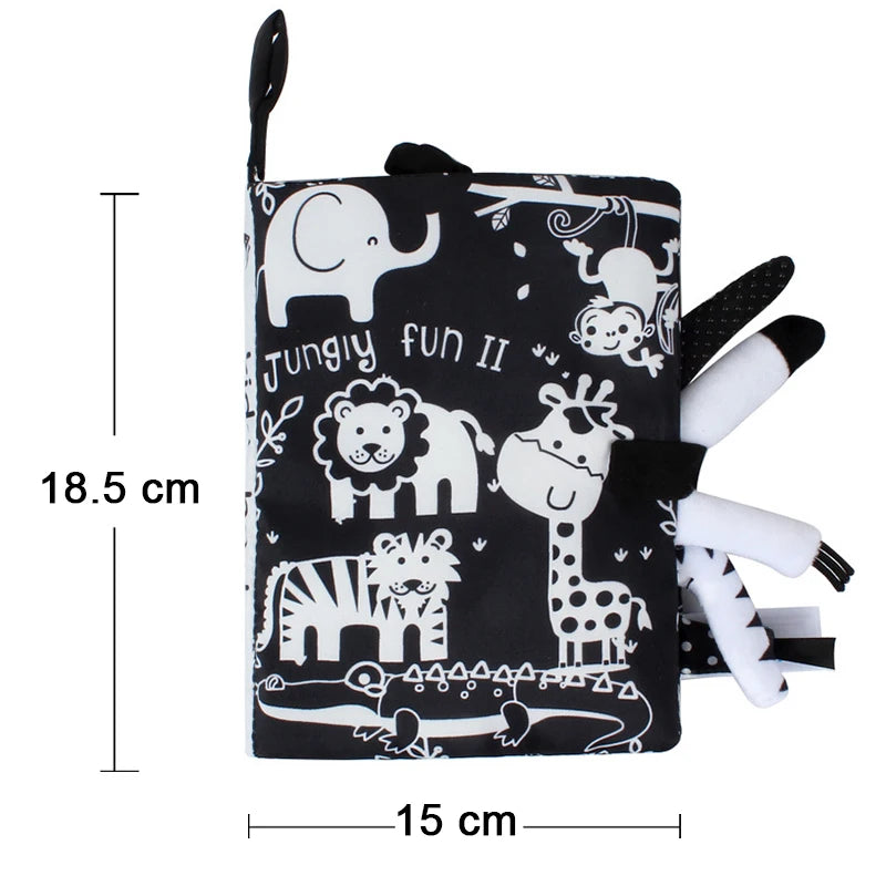 Livre tissu Sensoriel coloré