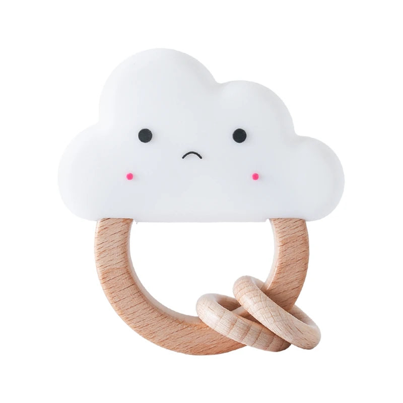 Hochet et anneaux de dentition 2 en 1