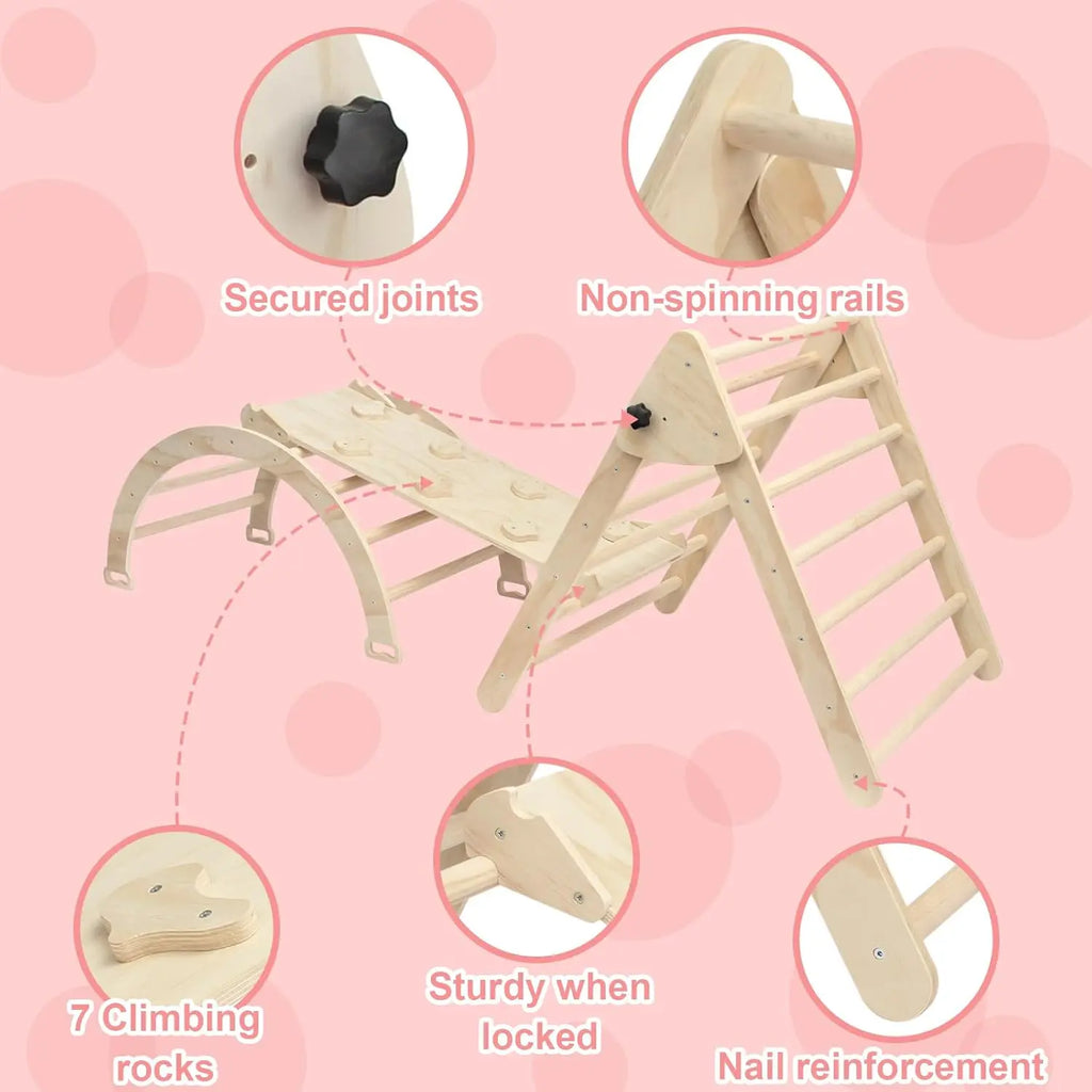 Air de jeux en bois 5 en 1