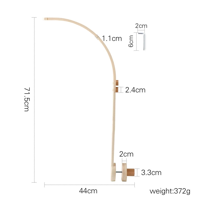 Mobile eveil pour lit de bébé