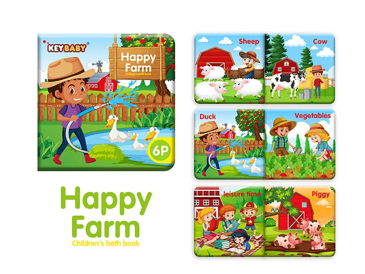 Livre en plastique pour s’amuser dans le bain