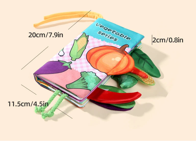 Livre attractif pour explorer différents légumes