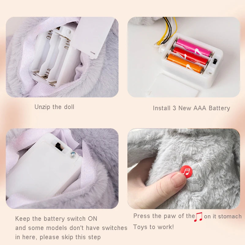 Peluche musical et lumineuse apaisante