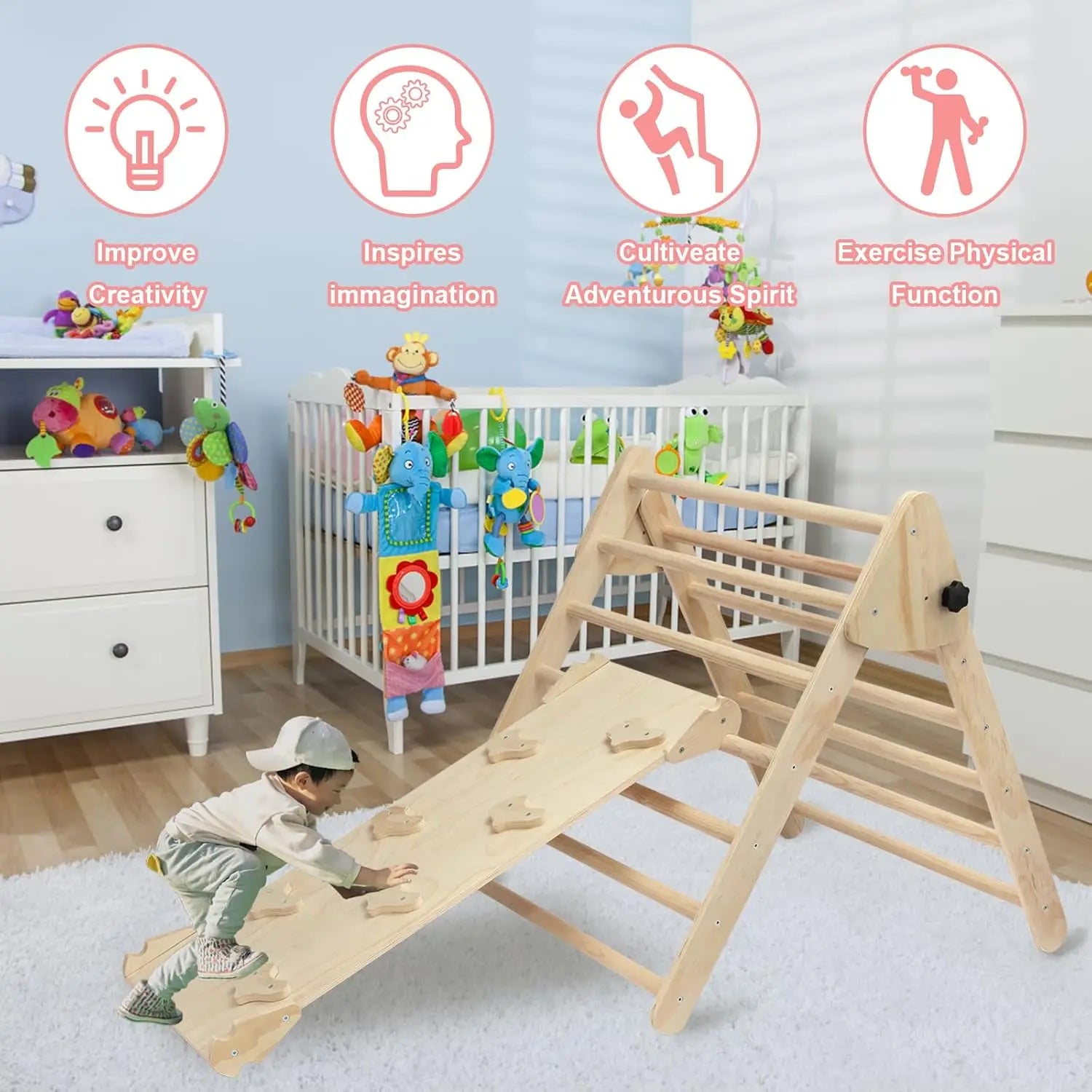 Air de jeux en bois 5 en 1