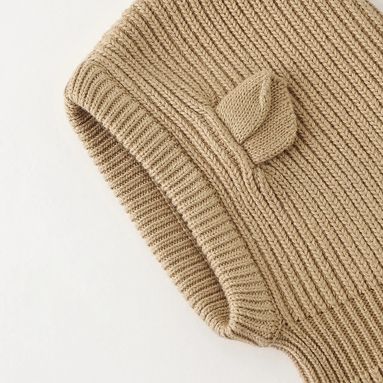 Bonnet écharpe 2 en 1 pratique