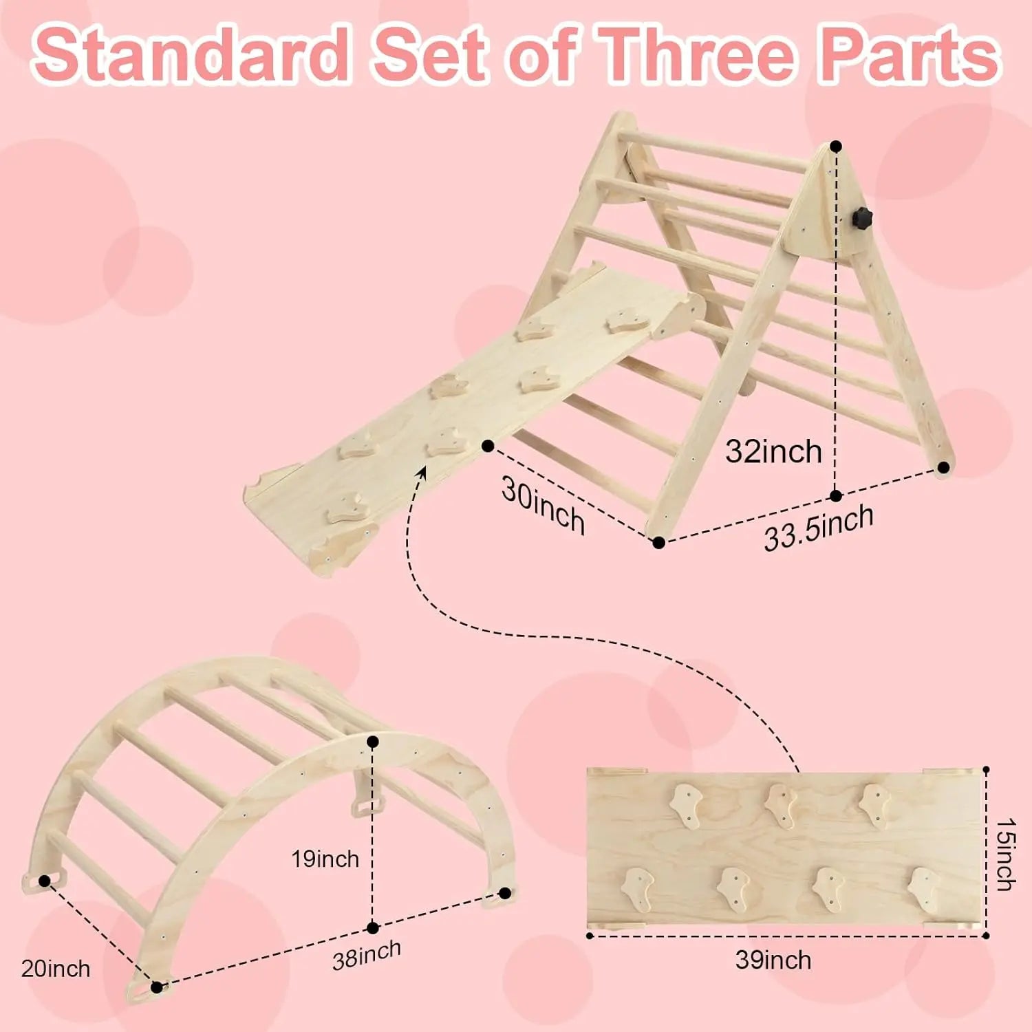 Air de jeux en bois 5 en 1