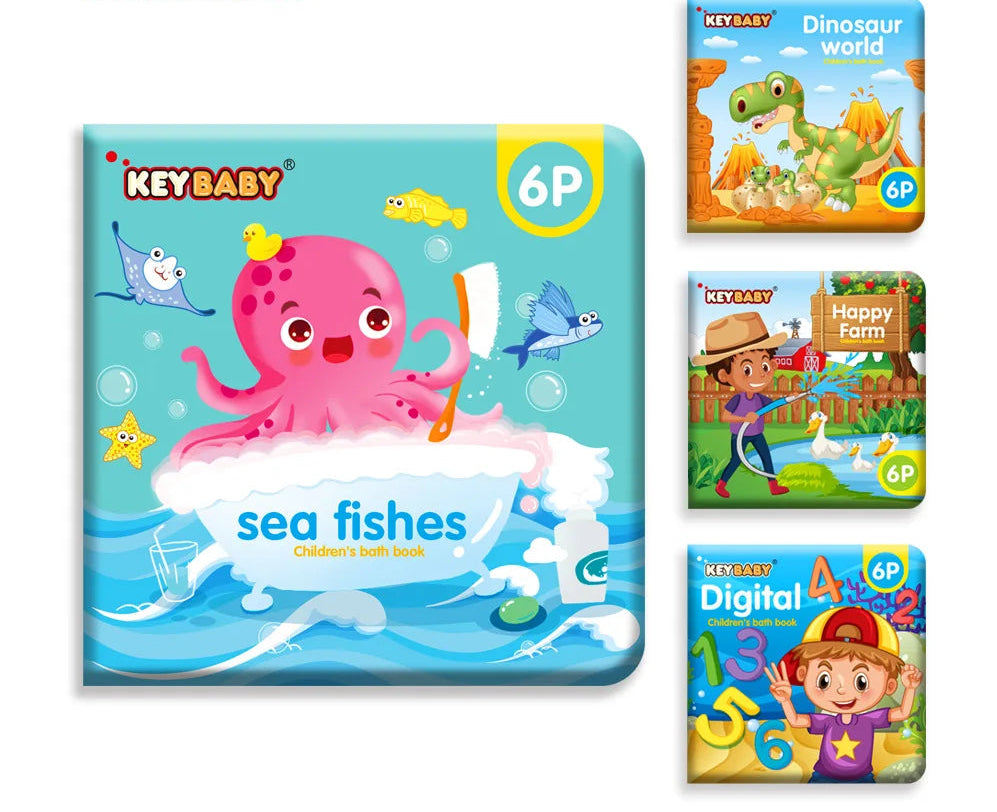 Livre en plastique pour s’amuser dans le bain