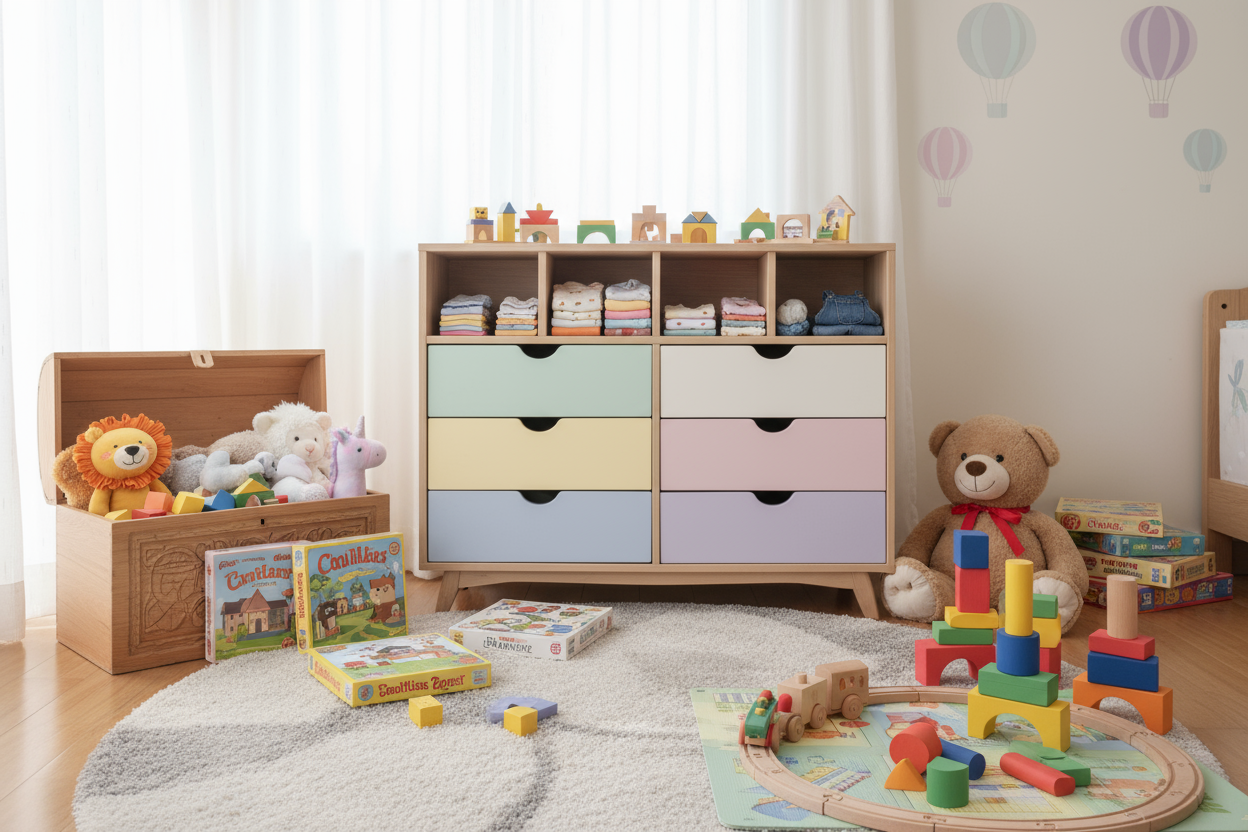 dressing enfants avec jeux